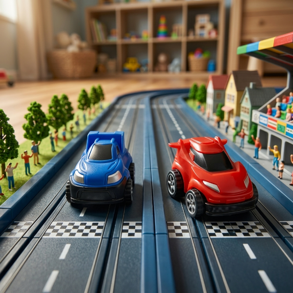 kids racing turbo car