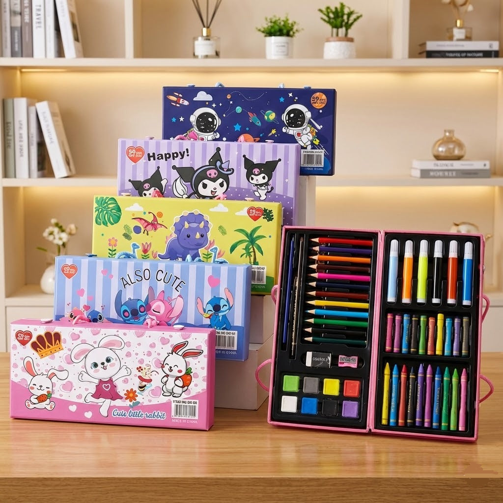 kids drawing and painting