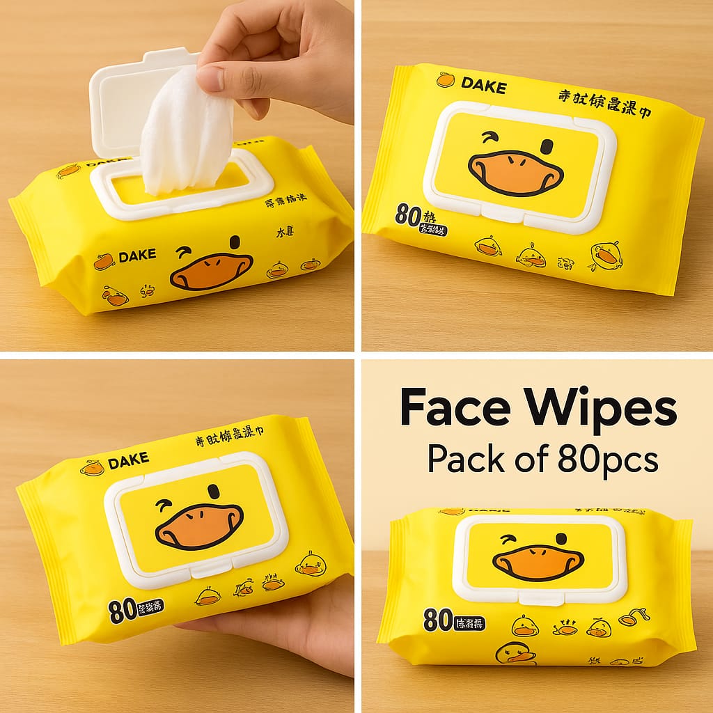 Soft Cotton Face Wet Wipes