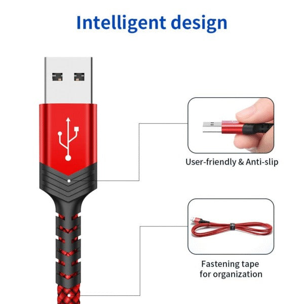 Nylon Branded Charging Cable